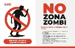 Zombie Walk Safety Poster Small Spanish Thumbnail