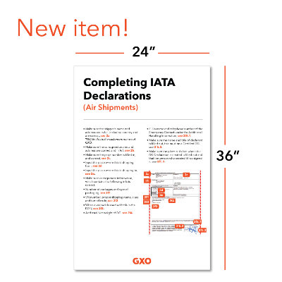 Dangerous Goods Poster 2: IATA Declarations