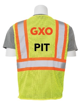 Lime Green Safety Vest PIT Operator 90 Days 