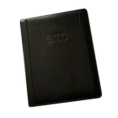 Leather Executive Padfolio with Debossed logo