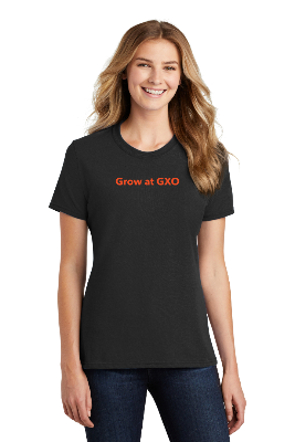 Womens Grow at GXO Black Tee