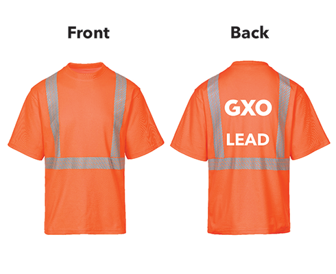 LEAD EMPLOYEE Moisture Wicking, Breathable Orange T-Shirt