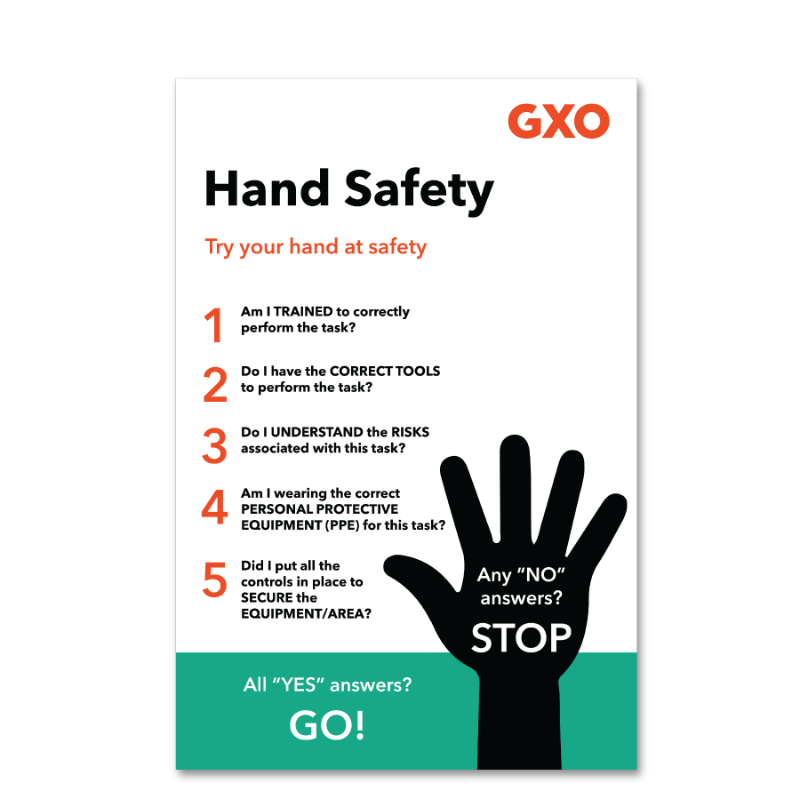 Hand Safety Poster