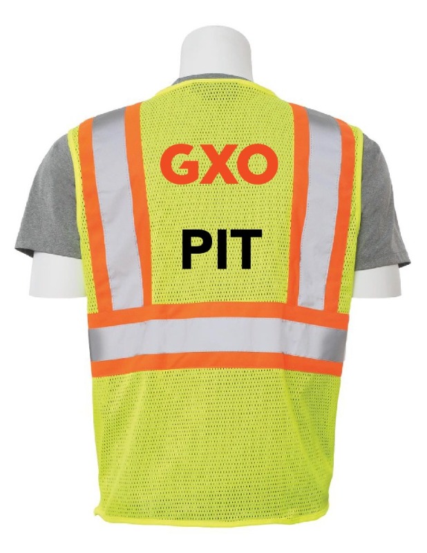 Lime Green Safety Vest PIT Operator 90 Days 