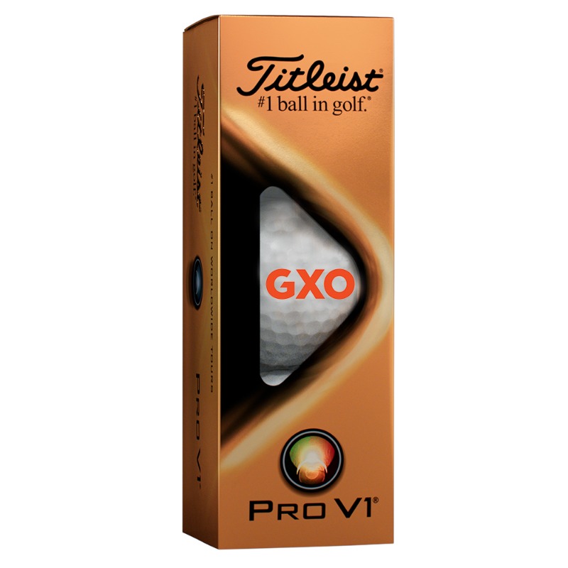 Sleeve of Titleist Pro V1 Golf Balls