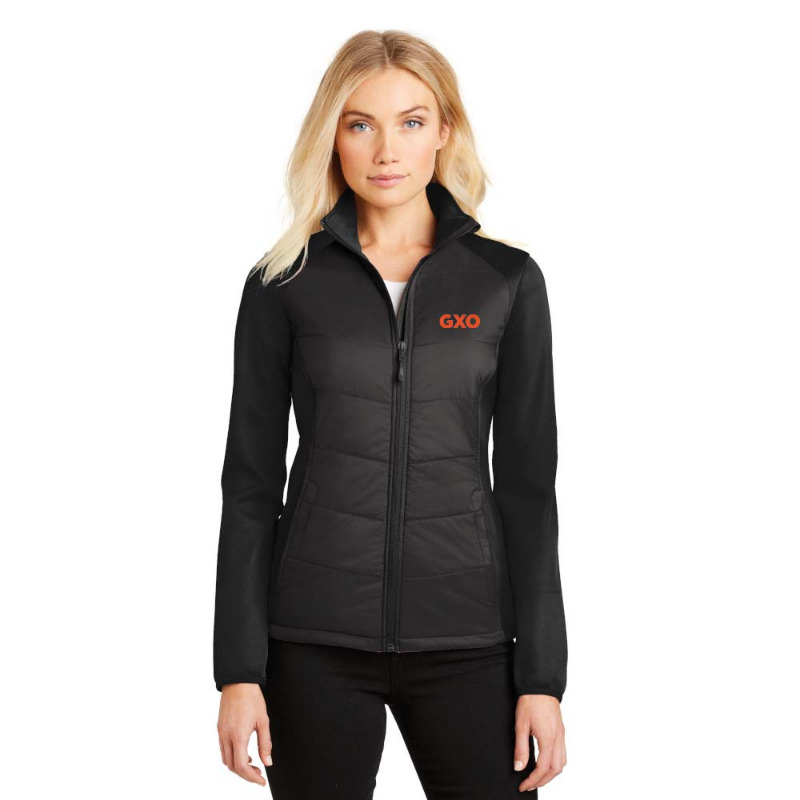 Port Authority Ladies Hybrid Soft Shell Jacket.