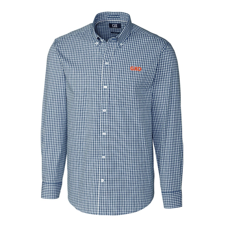 Cutter & Buck Easy Gingham Shirt - Navy