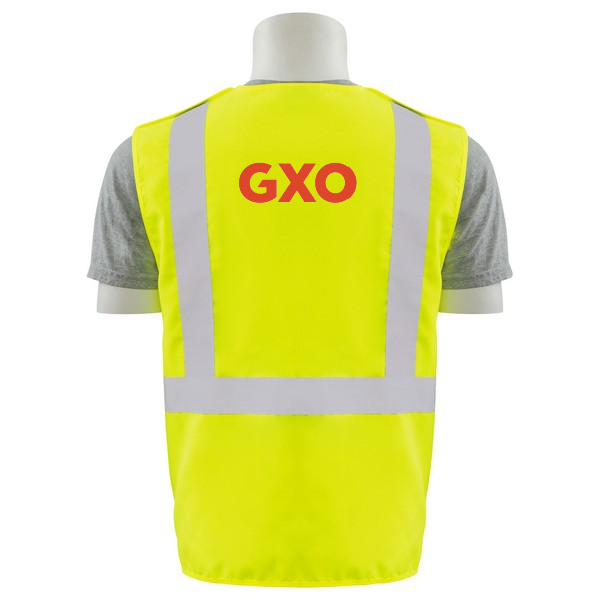 Class 2 Hi-Vis Breakaway Vest - Safety Green