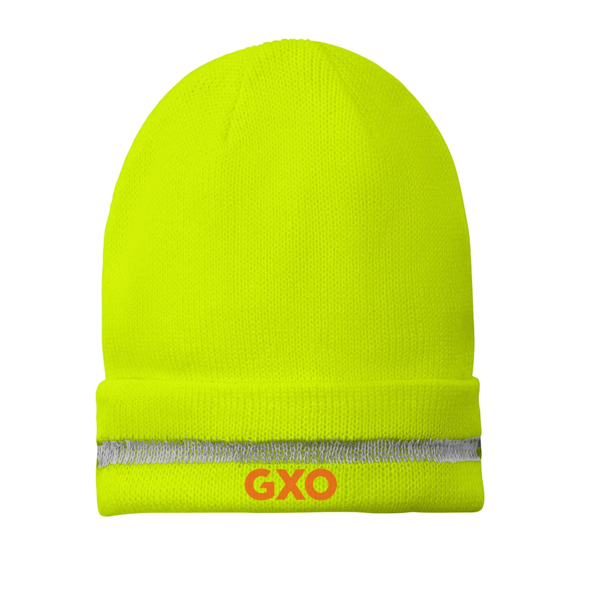 Enhanced Visibility Beanie with Reflective Stripe