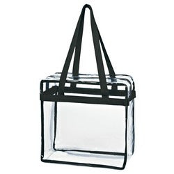 Clear Tote Bag with Zipper