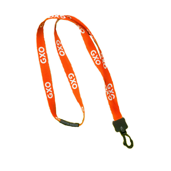 Orange Breakaway Safety Lanyard (Metal-Free)