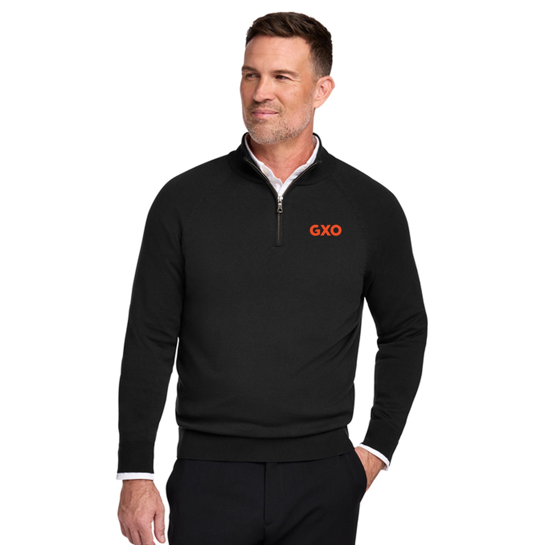 Brooks Brothers - Cotton Stretch ¼-zip Sweater (Men)