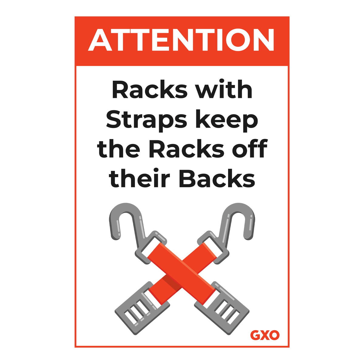 Rack Strap Poster- 12" x 18"